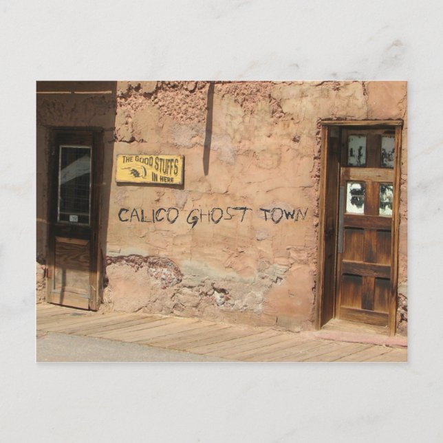 Postal ¡Postal de Calico Ghost Town! (Anverso)