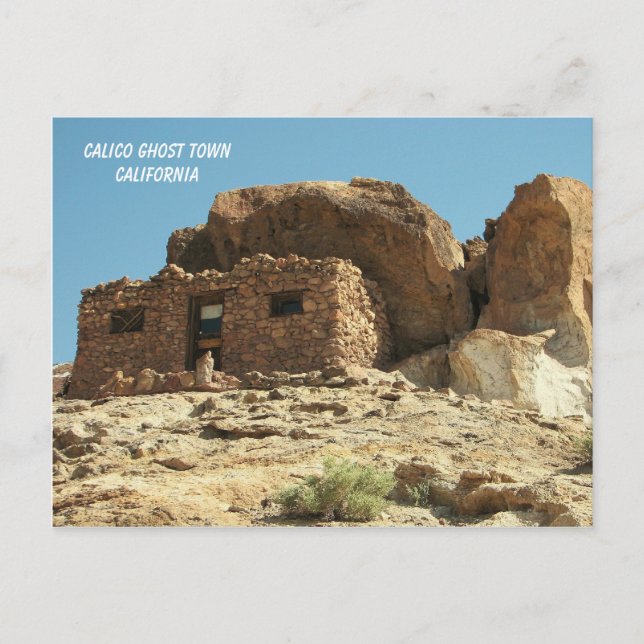 Postal ¡Postal de Calico Ghost Town! (Anverso)