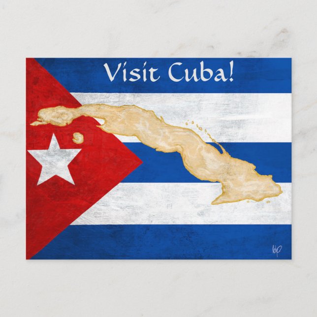 Postal "Postal de Cuba de la visita" (Anverso)