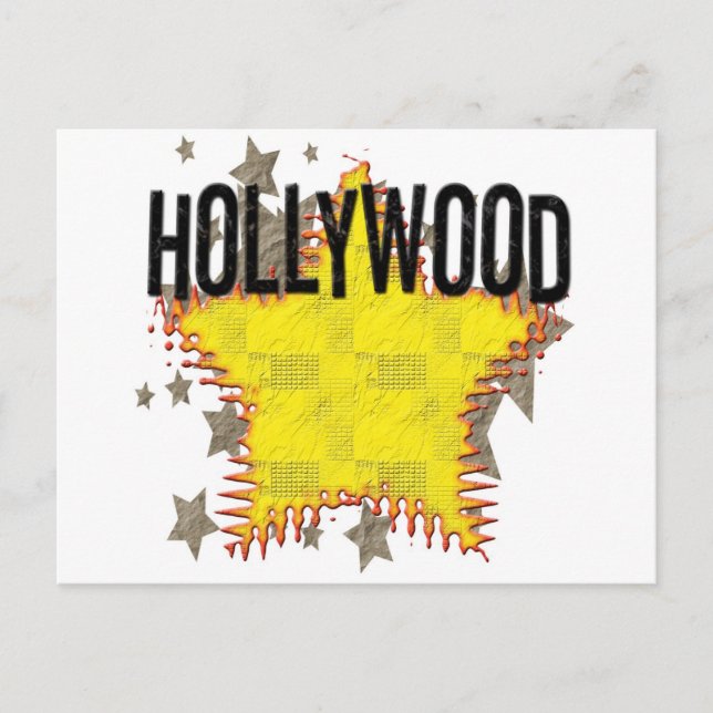 Postal ¡Postal de Hollywood! (Anverso)