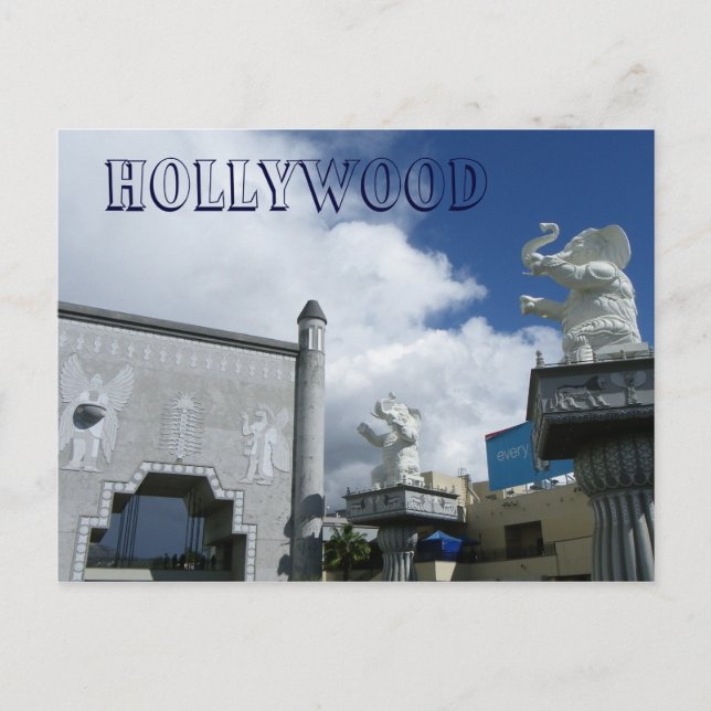 Postal ¡Postal de Hollywood! (Anverso)
