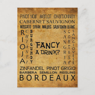 Postal ¡Postal de vino Guay!