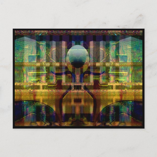 Postal "Postal del altar del huevo" (Anverso)