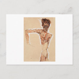 POSTAL POSTAL: EGON SCHIELE : AUTORETRATO DE 1912
