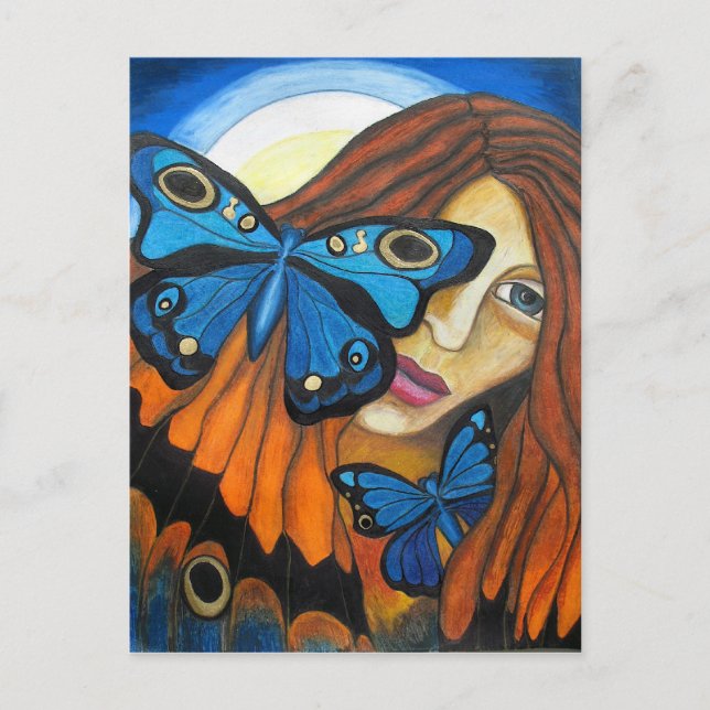 Postal Postal: "El deceso" (Anverso)