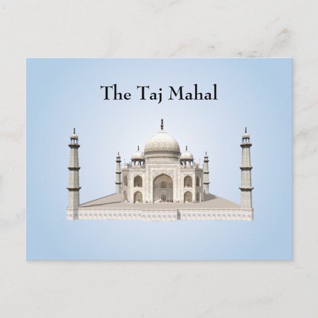 Postal Postal: El Taj Mahal (Anverso)