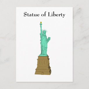 Postal Postal: Estatua de la Libertad