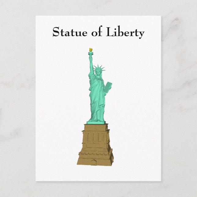 Postal Postal: Estatua de la Libertad (Anverso)