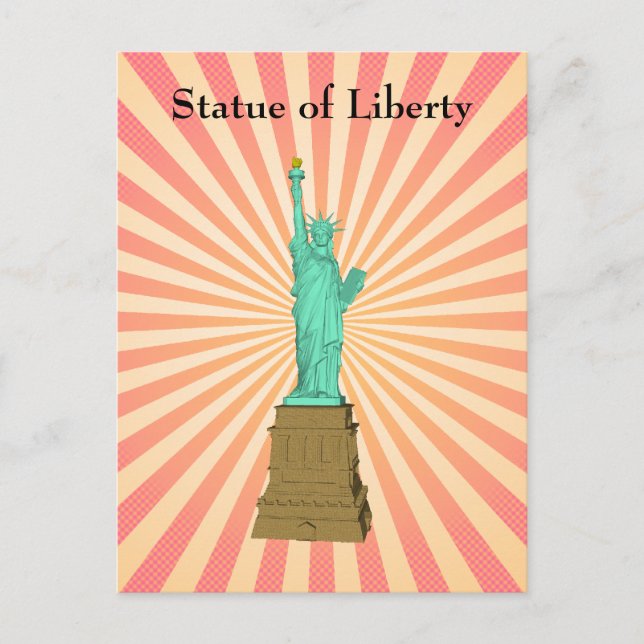 Postal Postal: Estatua de la Libertad (Anverso)