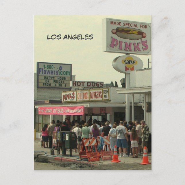 Postal ¡Postal estupenda de Los Ángeles! (Anverso)