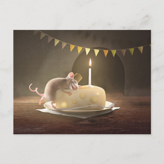 Postal Postal: "Feliz cumpleaños" (Anverso)