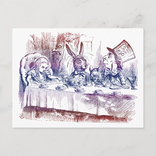 Postal Postal: Fiesta del té de odio loco (Anverso)