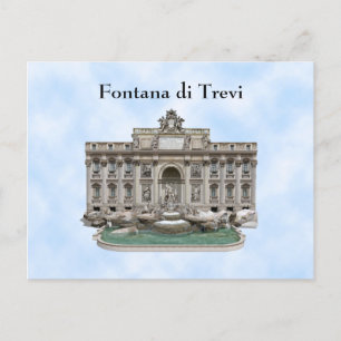 Postal Postal: Fontana di Trevi: Fontana de Trevi