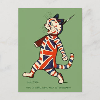 Postal Postal: Gato patriótico