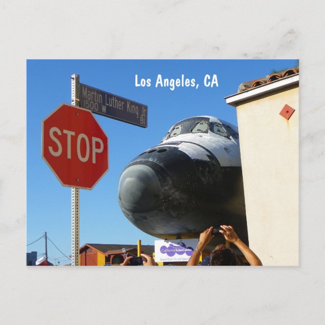 Postal ¡Postal Guay Los Angeles/Endeavor! (Anverso)