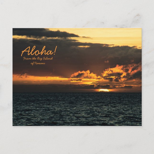 Postal Postal: Hawaii Sunset (Anverso)