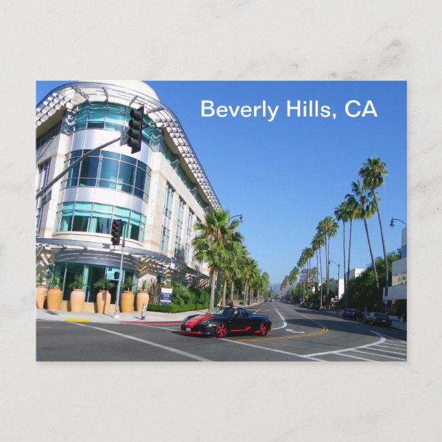 Postal ¡Postal hermosa de Beverly Hills! (Anverso)