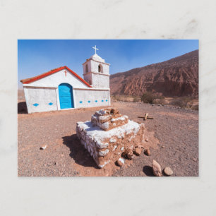 Postal Postal, Iglesia San Isidro, Atacama, Chile