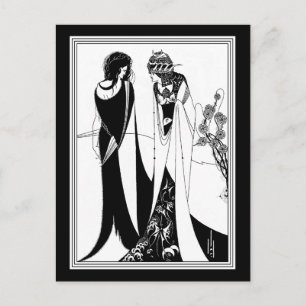 Postal Postal: Ilustracion de Aubrey Beardsley