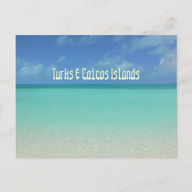Postal postal, "ISLAS TURCAS Y CAICOS" (Anverso)