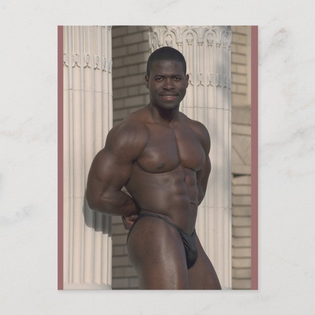 Postal Postal, Jean contra columnas (Anverso)