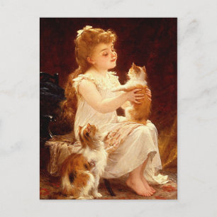 Postal Postal: Jugando con el gatito