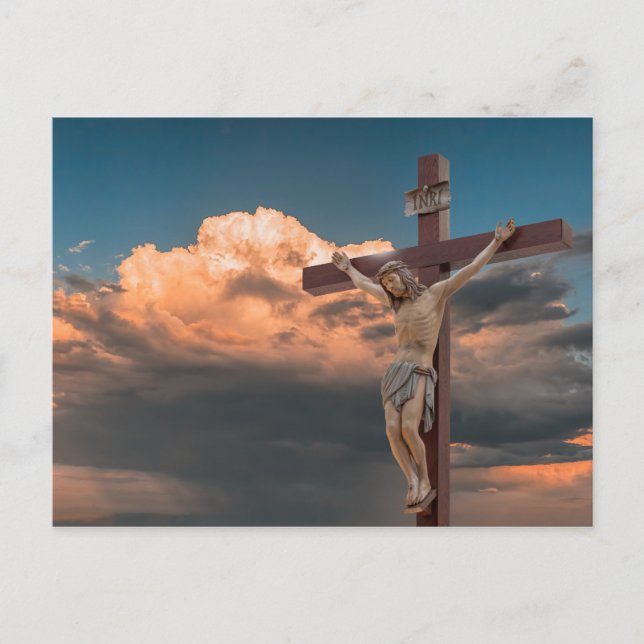 Postal Postal:La crucifixión (Anverso)