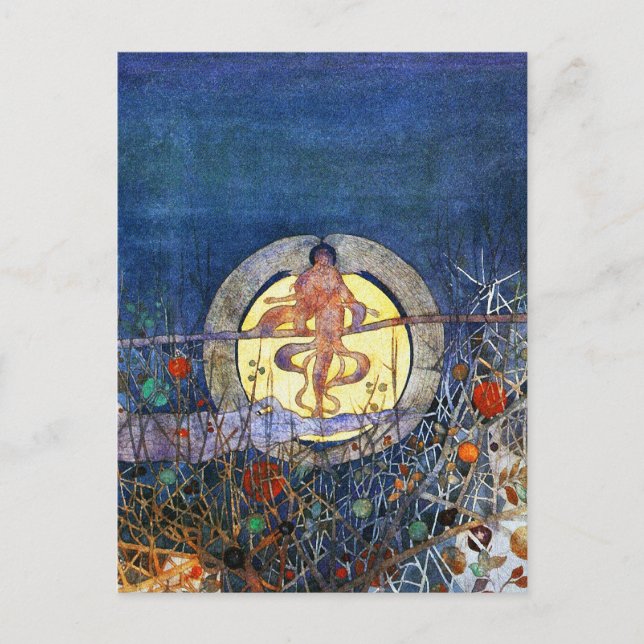 Postal Postal: La luna de cosecha (Anverso)
