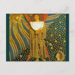 Postal Postal: La pintura del amor de Rossetti
