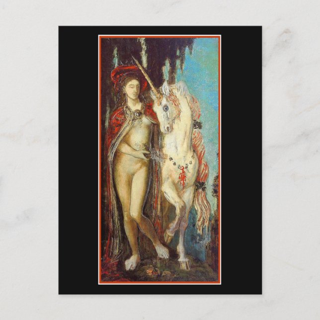 Postal Postal: La Unicornio (Anverso)