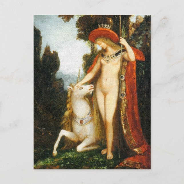 Postal Postal: La Unicornio (Anverso)