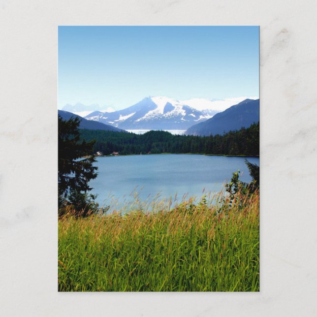 Postal Postal: Lago Mendenhall y Glaciar (Anverso)