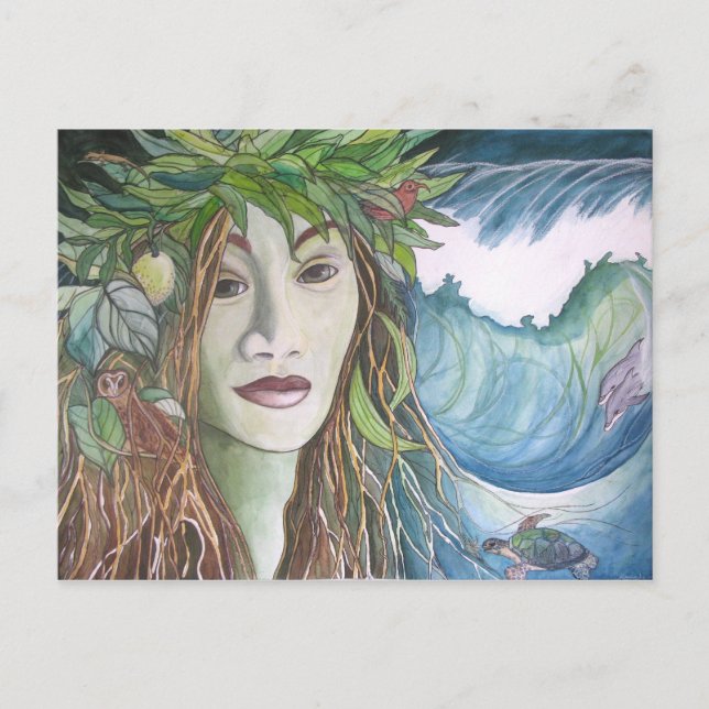 Postal Postal: "Laka" (Anverso)