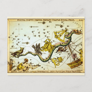 Postal Postal: Mapa Estelar Vintage - Atlas de Constelaci