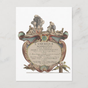 Postal Postal: Meridionale de L'Amerique, 1689