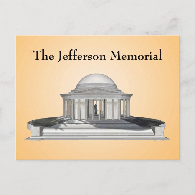 Postal Postal: Monumento a Jefferson (Anverso)