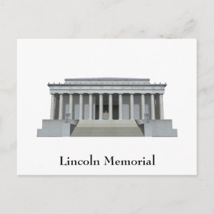Postal Postal: Monumento a Lincoln: Washington DC