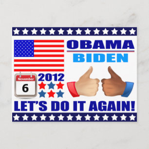 Postal Postal: Obama/Biden - Calendario - ¡Hazlo otra vez