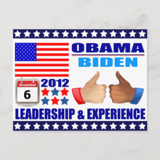 Postal Postal: Obama/Biden - Calendario - Liderazgo