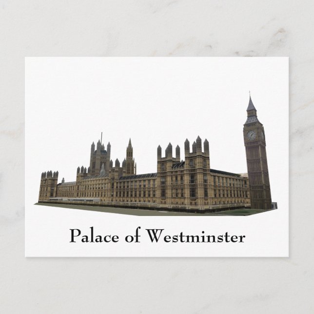 Postal Postal: Palacio de Westminster (Anverso)