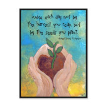 Postal: Pintura de citas de Robert Louis Stevenson