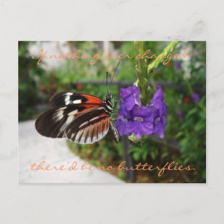 Postal Postal/presupuesto para mariposa de piano