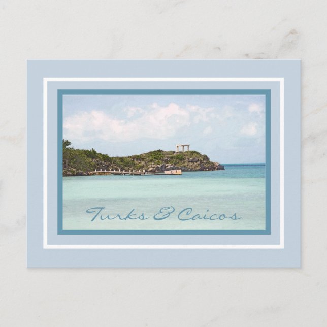 Postal postal, PROVIDENCIALES, ISLAS TURCAS Y CAICOS (Anverso)