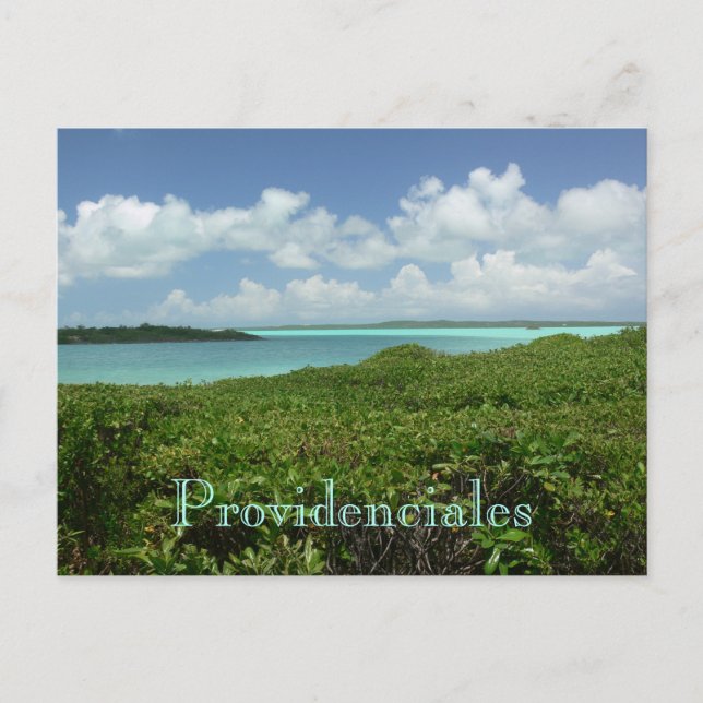 Postal postal, "PROVIDENCIALES/ISLAS TURCAS Y CAICOS" (Anverso)
