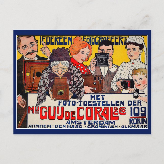 Postal Postal: Publicidad de oficina - Cámaras (Anverso)