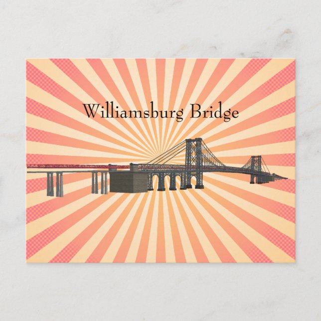 Postal Postal: Puente de Williamsburg (Anverso)