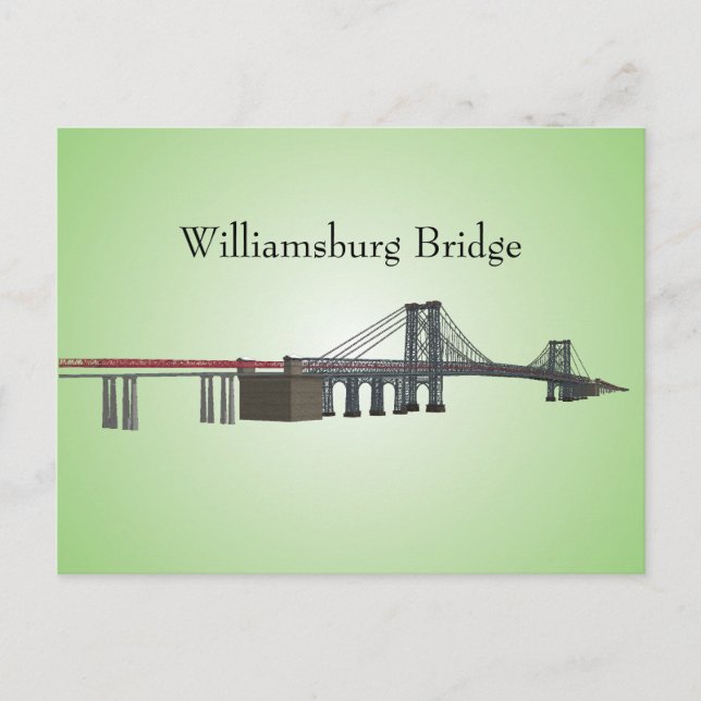 Postal Postal: Puente Williamsburg (Anverso)