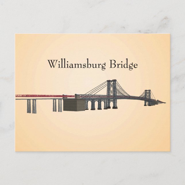 Postal Postal: Puente Williamsburg (Anverso)