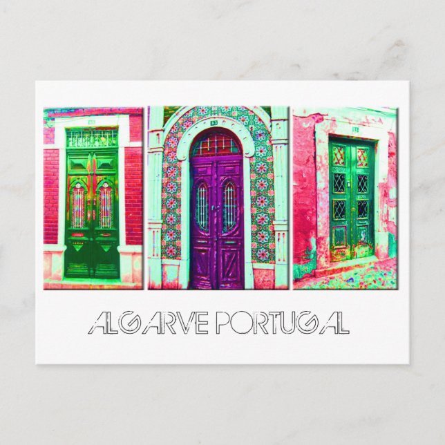 Postal Postal: Puertas de Portugal (Anverso)