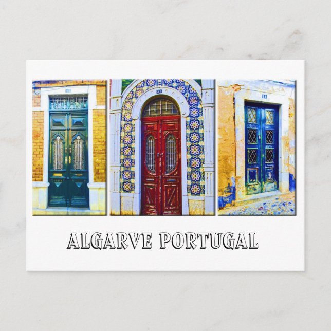 Postal Postal: puertas portuguesas (Anverso)